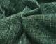 Jute textured black white upholstery sofa fabric mixed with green color
